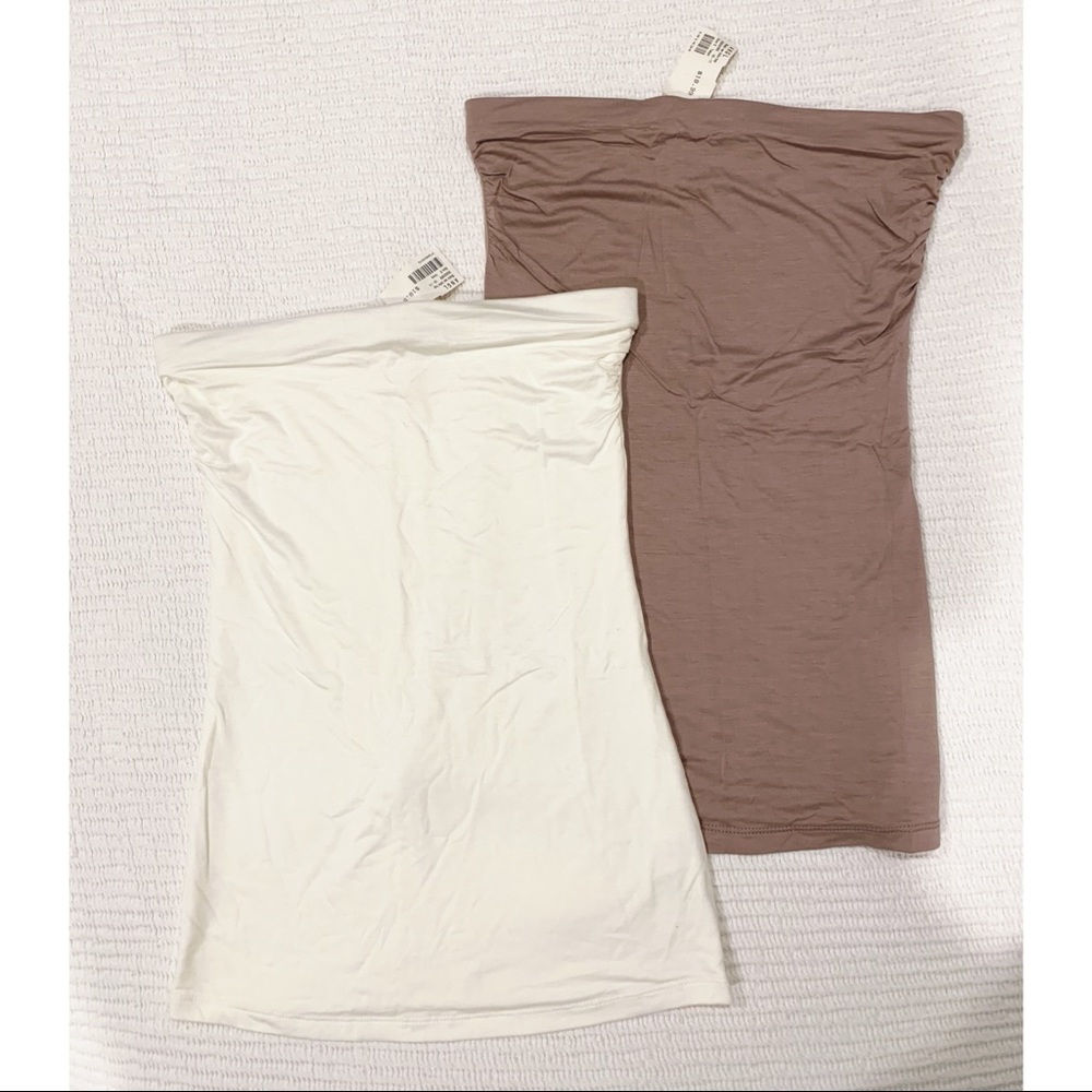 2 tube tops (NWT)